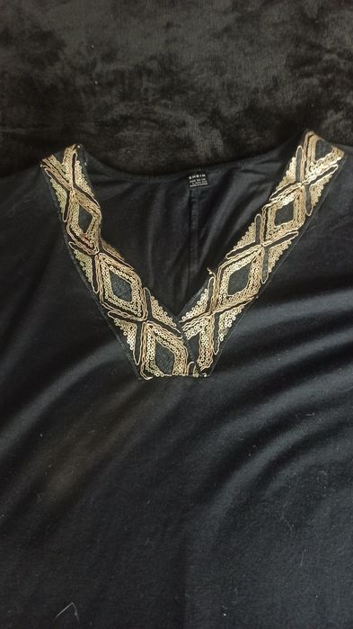 Tuniko sukienka z cekinami l/xl