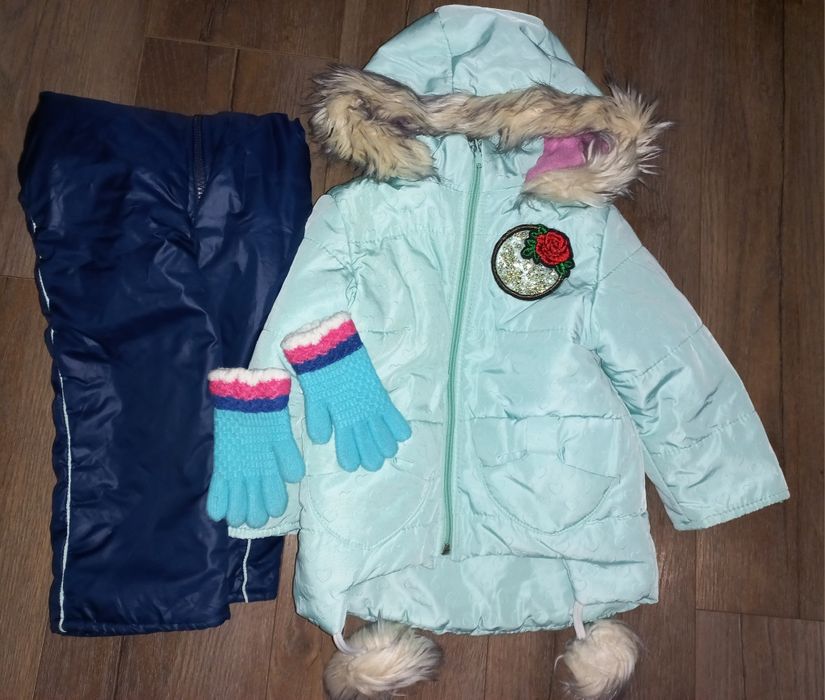 Зимовий костюм на дівчинку