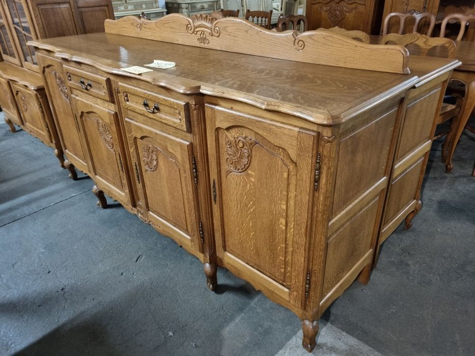 komoda dębowa na lwich łapach bufet