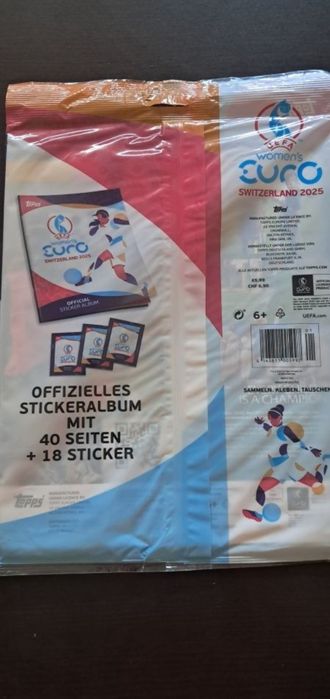 Colecao Completa Euro Womens 2025 da Panini
