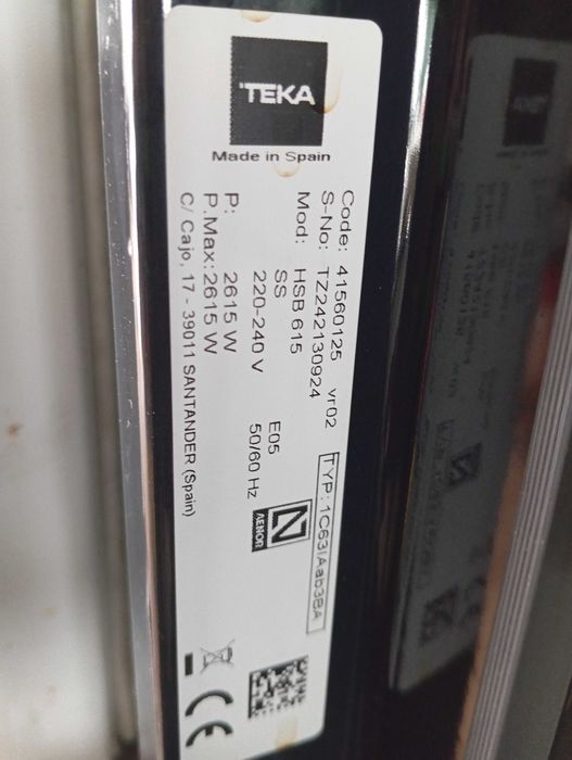 vendo forno de encastre Teka