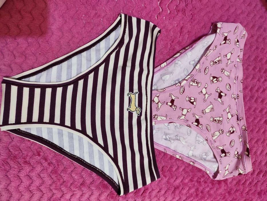 Majtki Victoria's Secret z pieskami,z jamnikiem NOWE