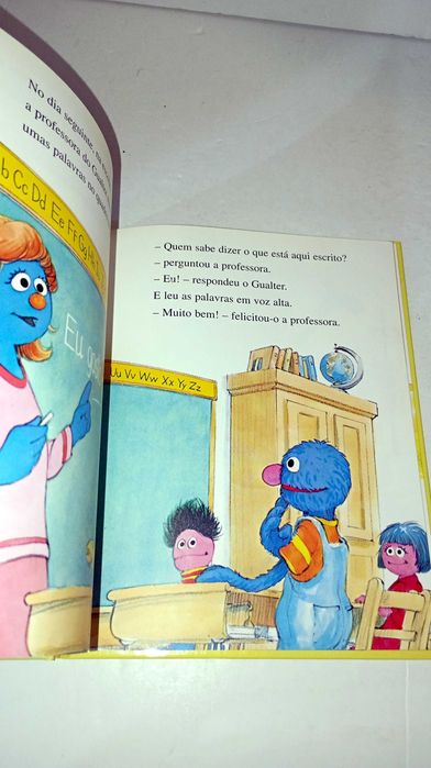 O Gualter Aprende a ler - Livro da Rua Sésamo