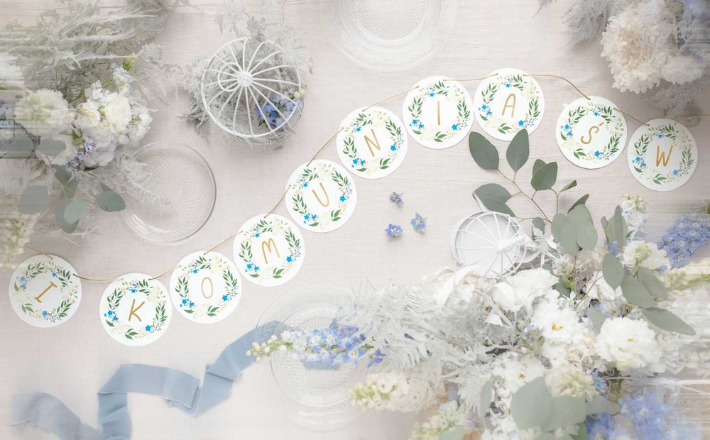 Baner "i komunia św" 13cm/2m