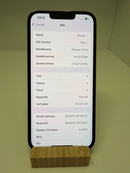 iPhone 13 PRO 256GB Grafit Neverlock Фізична сім.карта