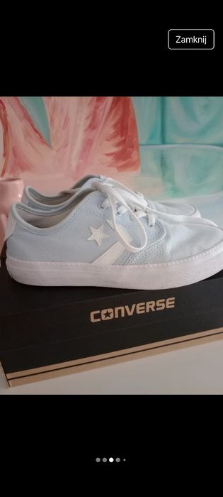 Trampki Converse błękitne