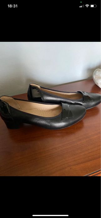 Skórzane buty czarne