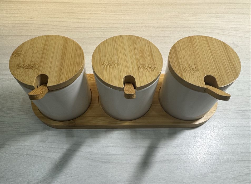 Керамические баночки для сыпучек