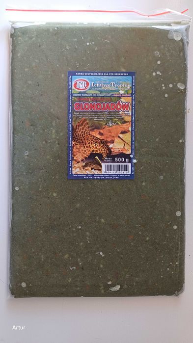 Pokarm dla glonojadów mrożony roślinny 500g