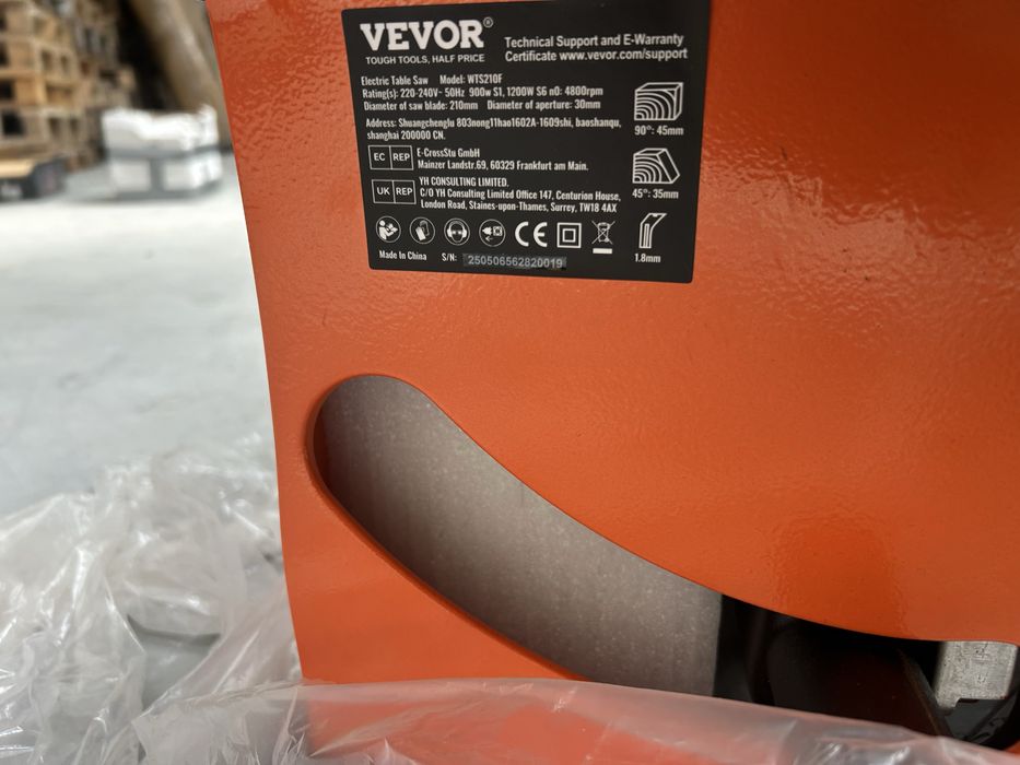 Serra de Bancada Elétrica VEVOR WTS210F