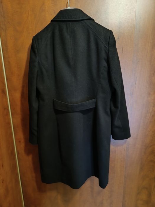 Płaszcz czarny zimowy rozmiar 42