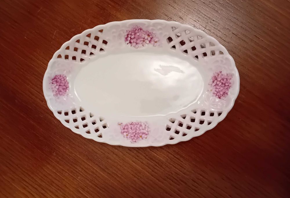 Hand painted travessa decorativa