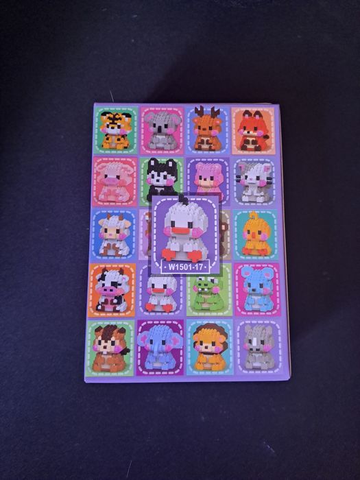 Mini blocos de montar pato