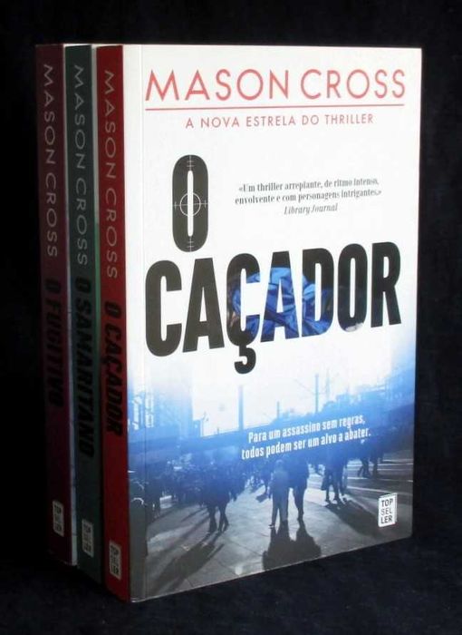 Livros Trilogia Carter Blake Mason Cross