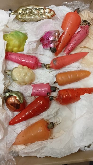 Елочние  игрушки  ссср калина луна советская