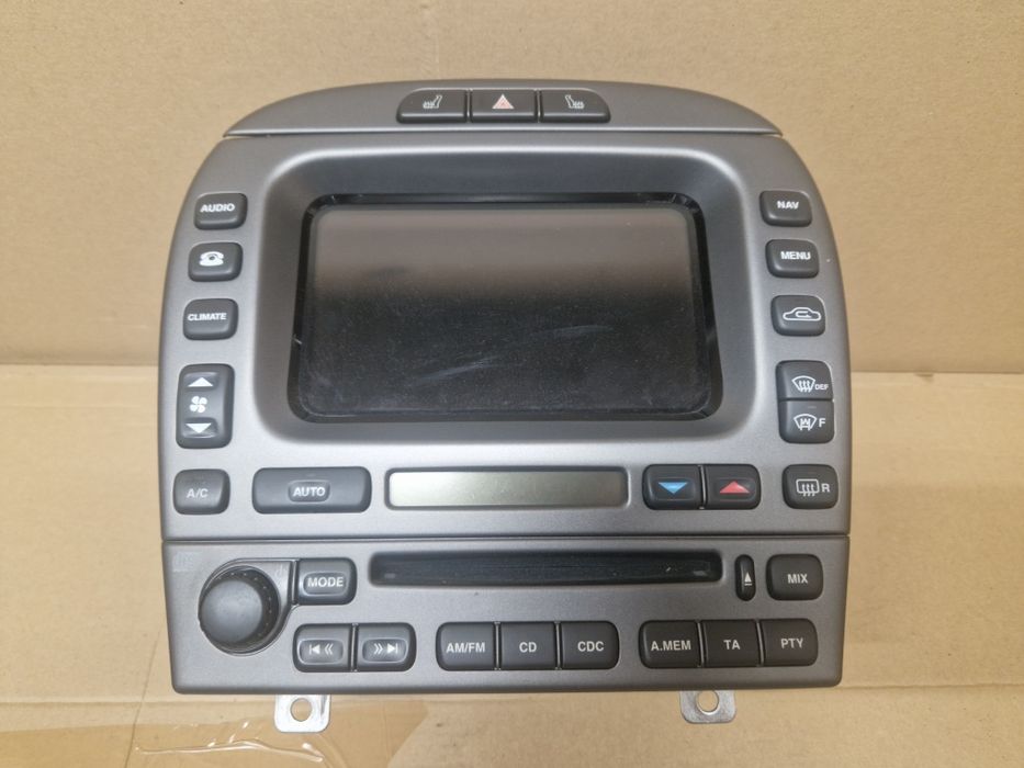 Fabryczne Radio dotykowe radioodtwarzacz stacja multimedialna Jaguar X-Type Europa 2006 r