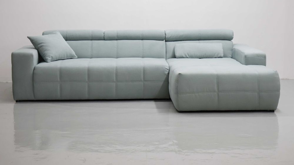 TKA Narożnik regulowane zagłówki szałwiowy kolor rogówka kanapa sofa
