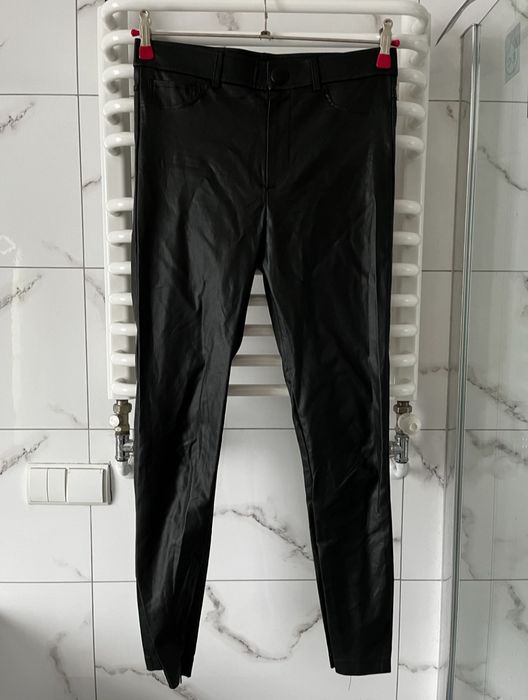 Spodnie z eko skóry Zara M