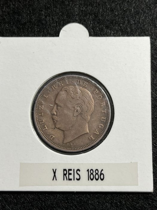 X Reis 1886 ( Bronze )