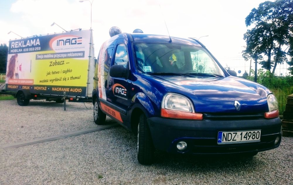 Przyczepa reklamowa /Mobil/ Przyczepka mobilna Olsztyn