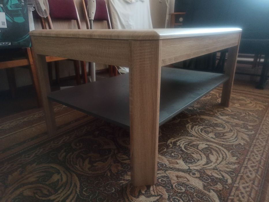 Duża ława z  półką