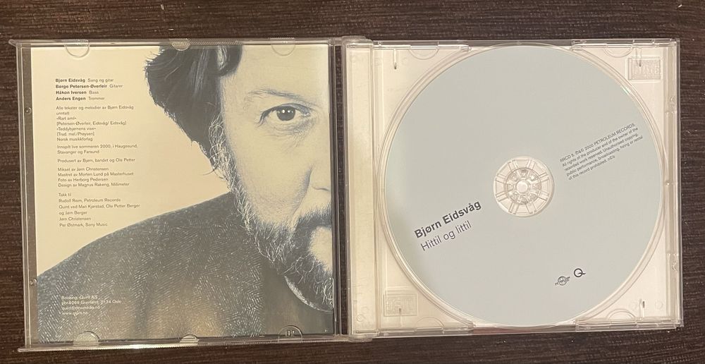 Bjørn Eidsvåg – Hittil Og Littil (CD)