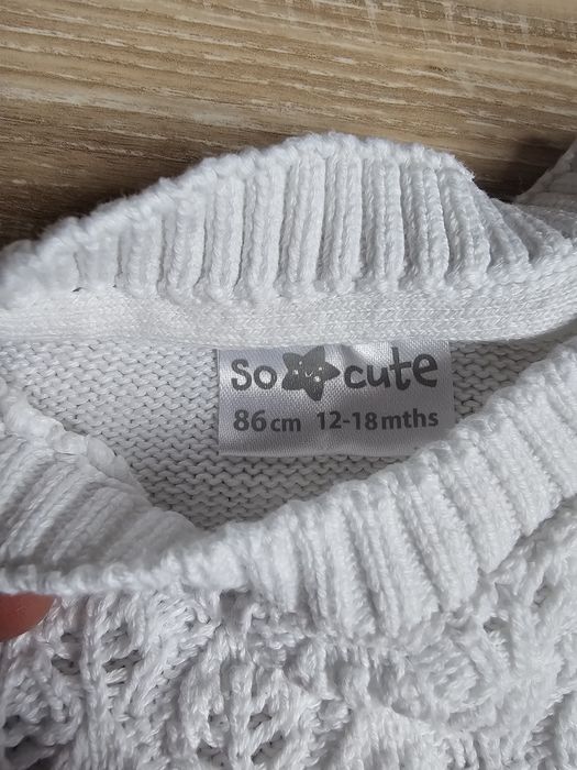 Sweterek dla dziewczynki 86, wiosna, wiosenny, dziewczęcy