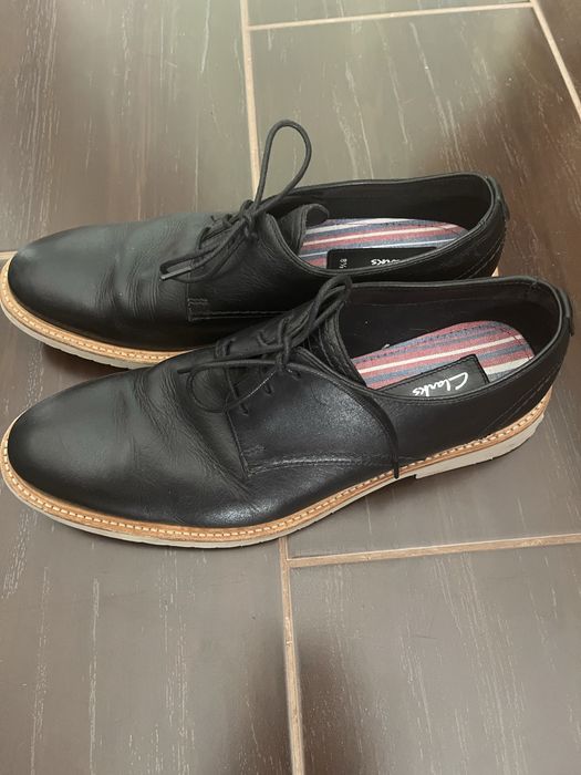 Кожанные мужские туфли Clarks