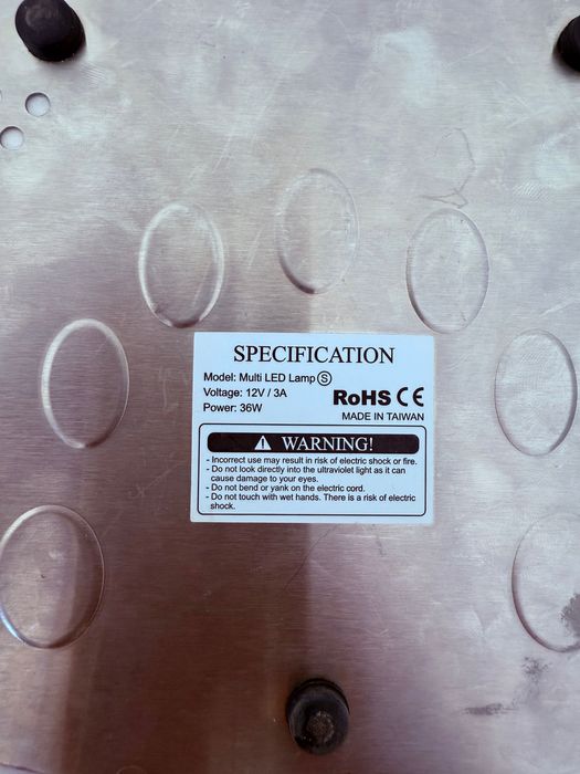 Lâmpada LED UV para Unhas 36W – Profissional