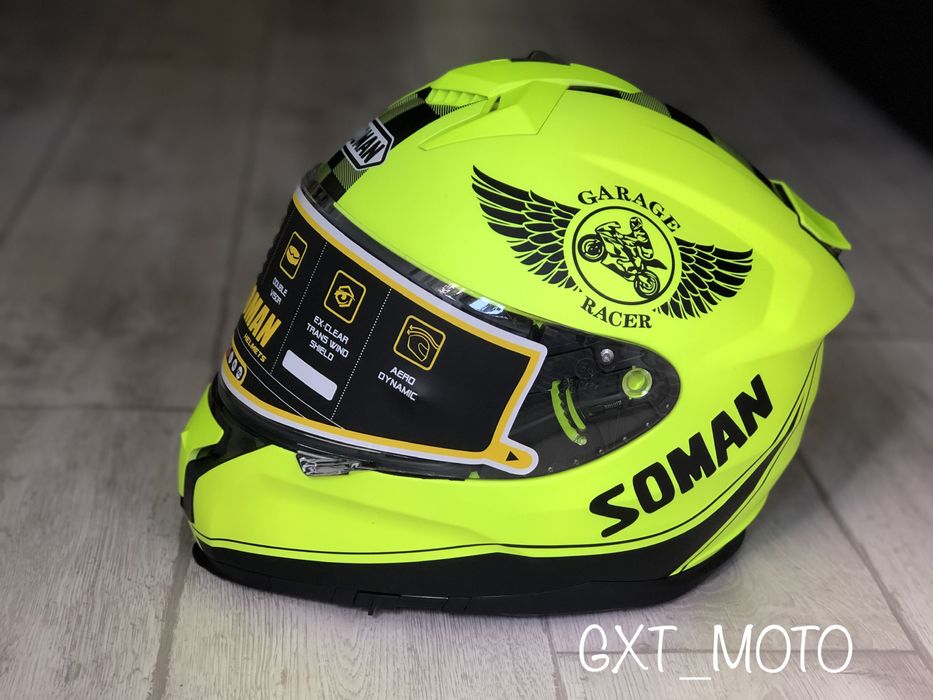 Мотошолом Мотошлем Soman шлем