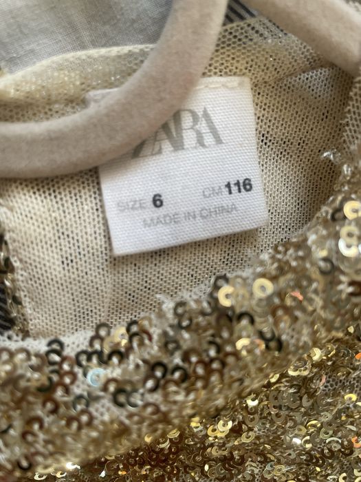Блузка в пайєтки для дівчинки, Zara