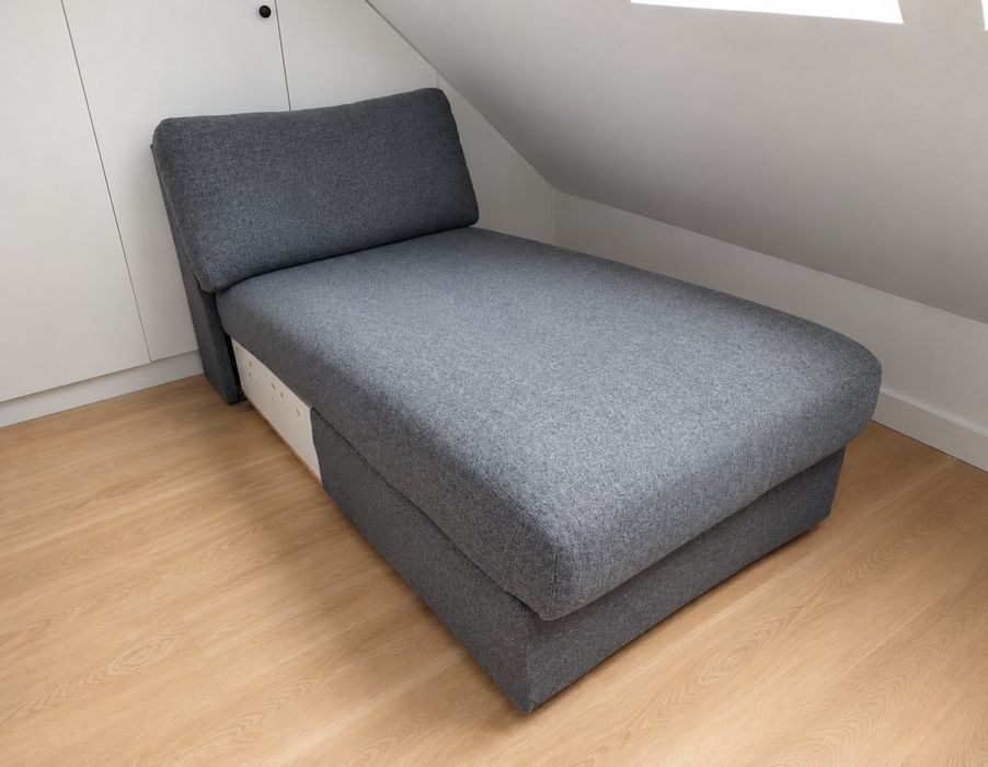 Leżanka Ikea Vimle Gunnared średnioszary okazja!