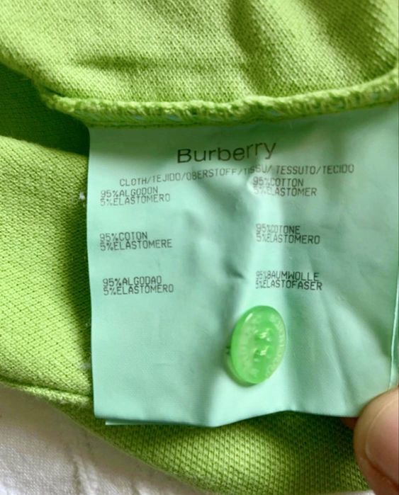 Polo verde “Burberry”