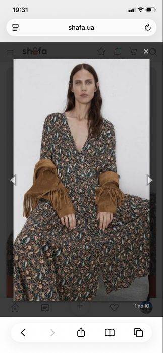 Сукня zara квітковий принт