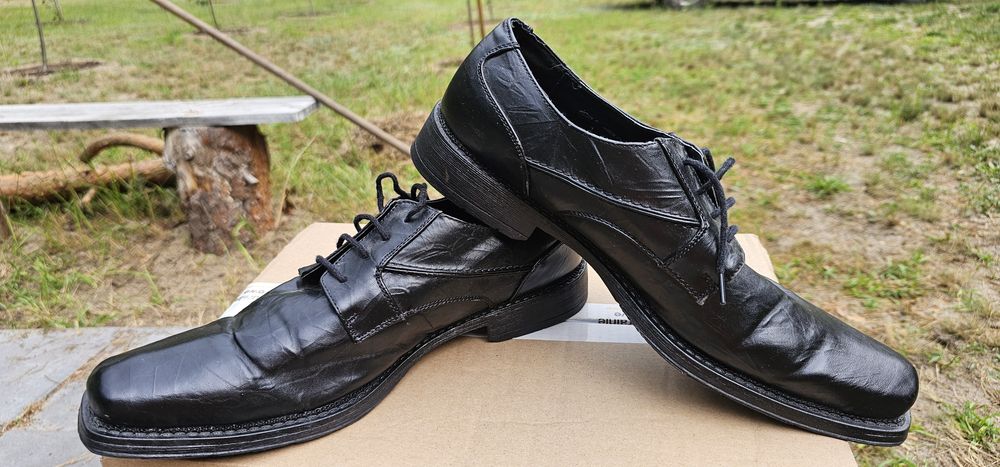 Memphis One skórzane męskie buty rozmiar 45 wkładka 31cm używane