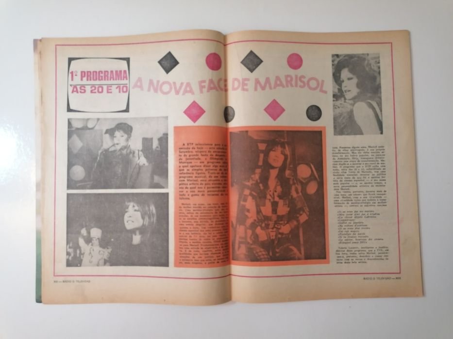 Revista R & T, Rádio e Televisão, com o número 826 de 9 Setembro 1972