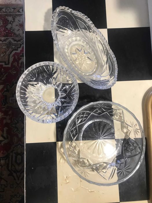 Хрустальная вазочка,конфетница,салатница