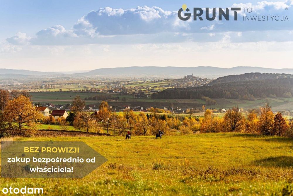 Działka budowlane przy lesie