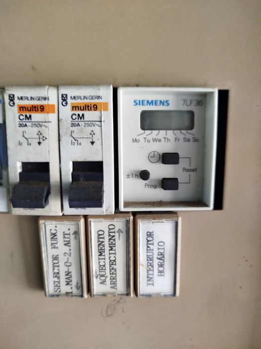 Quadro elétrico da Eurocalor