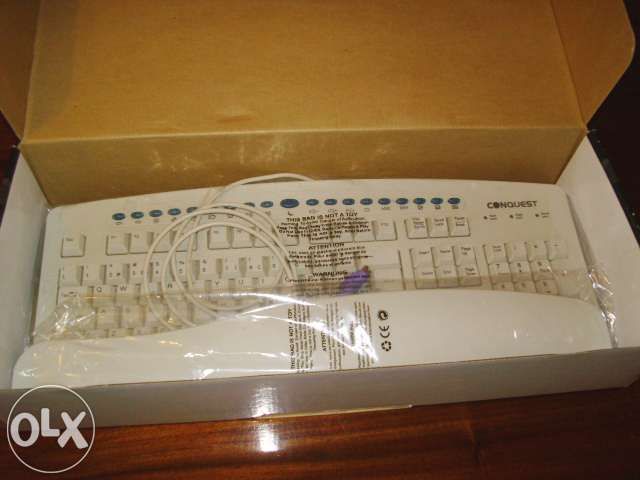 Teclado e rato com fios