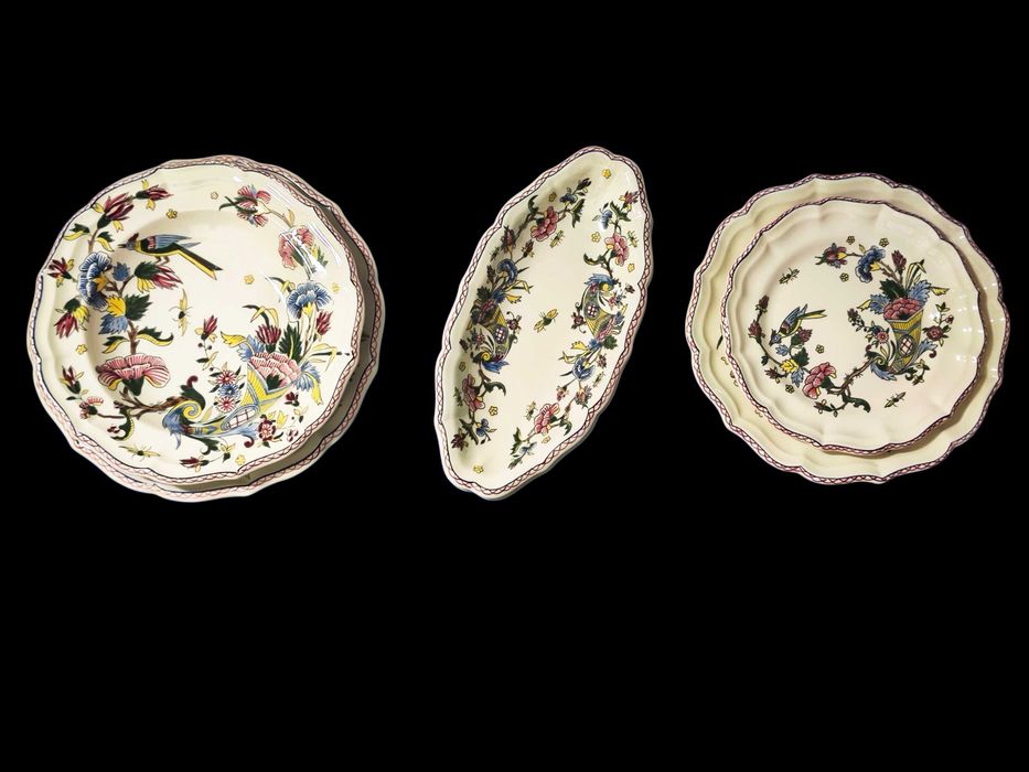 Serviço de jantar em faiança Gien