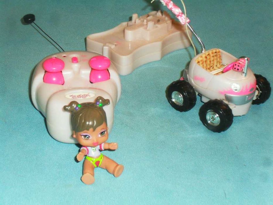 Mini Lalka barbie Bratz + auto zdalnie sterowane na baterie z pilotem