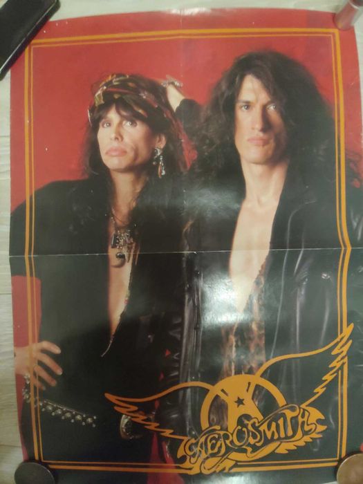 Плакаты,постеры рок металлика,аеросмит и т.д.