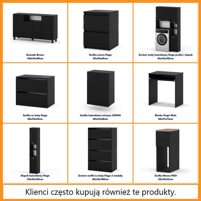 Komoda Pod Telewizor Do Salonu Hugo 180cm Szafka Nowoczesna 12 Szuflad