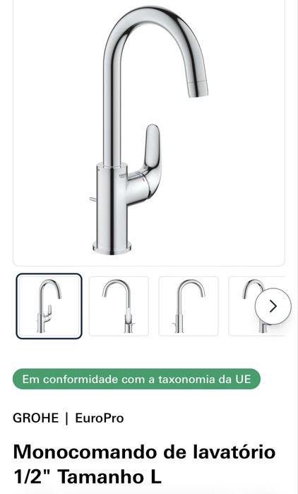 Torneira grohe de lavatório
