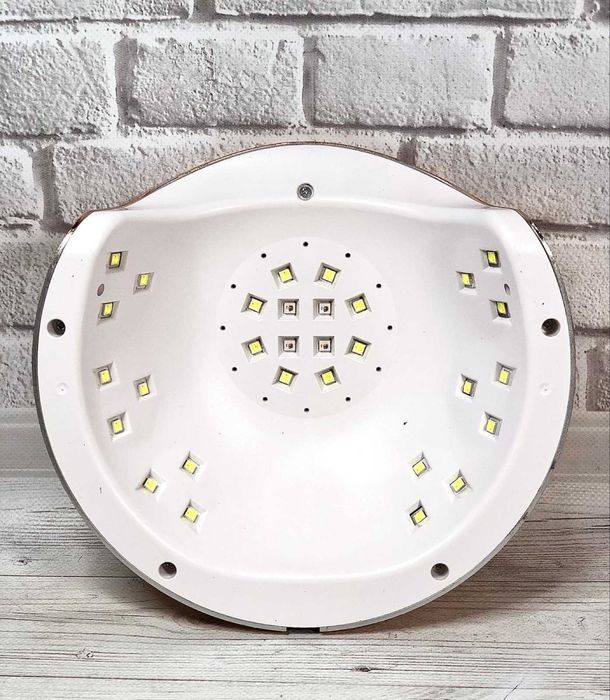 Лампа для гель лака Sun MJ01 (4 красных диода) золотая, 248 Вт