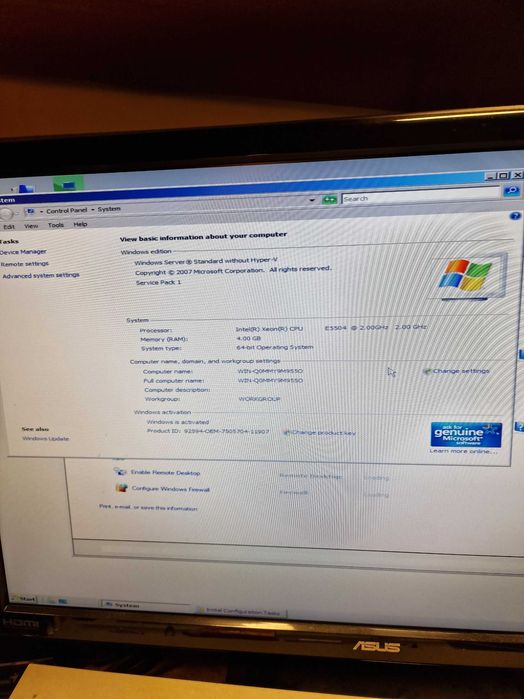 Servidor Hewlett Packard Proliant ML330 G6
