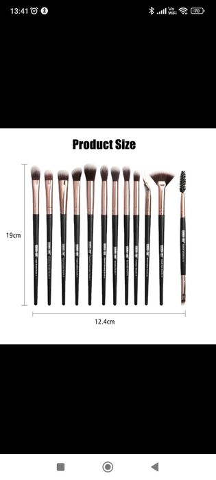 Hit 12szt. Pędzle do makijażu oka pędzel pędzelki