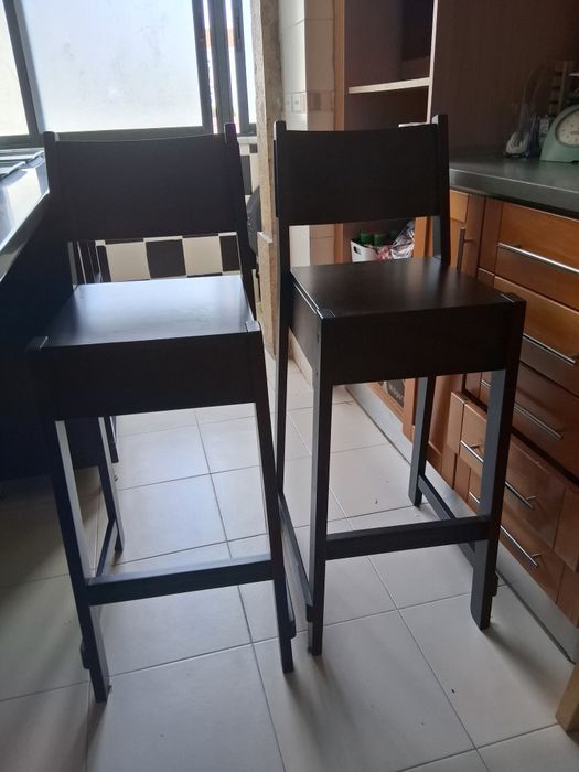 2 cadeiras altas Ikea Norraker
