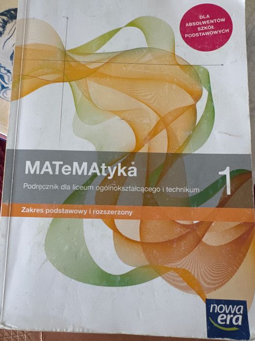 Matematyka podręcznik 1 Nowa Era